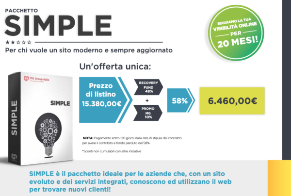 Pacchetto Simple - 20 mesi